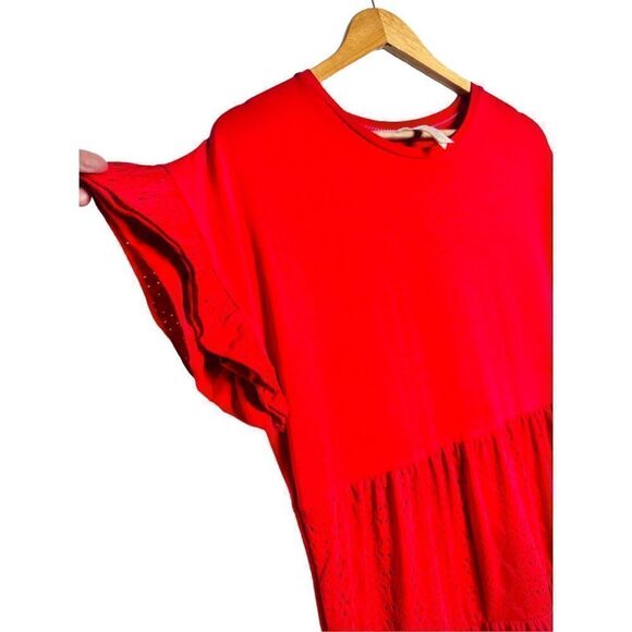Matilda Jane Bellewood red tired mini Dress, Size SMALL - Picture 3 of 6